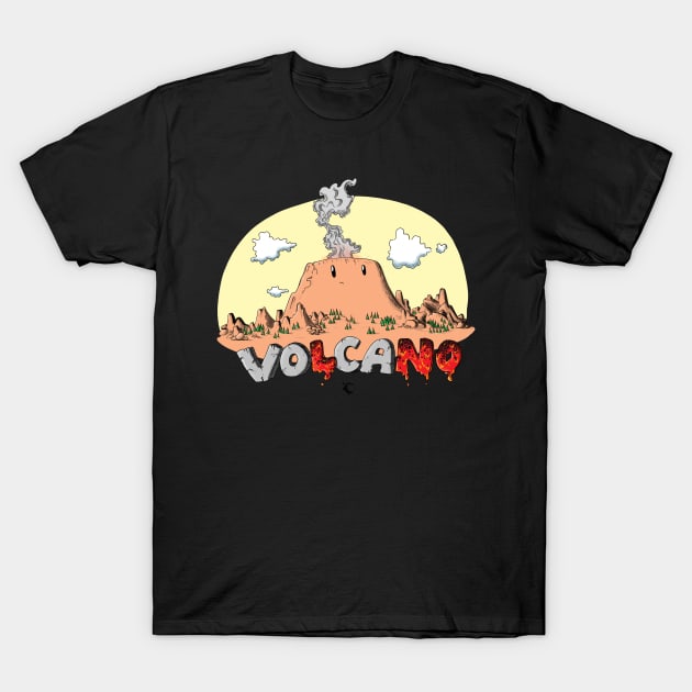 Volcano! T-Shirt by Moo-SB